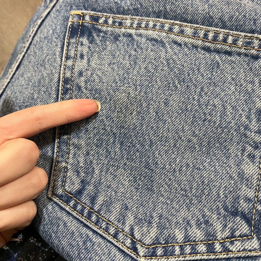 Current / Elliot yours mine straight crop distressed jeans 31 - Picture 4 of 12